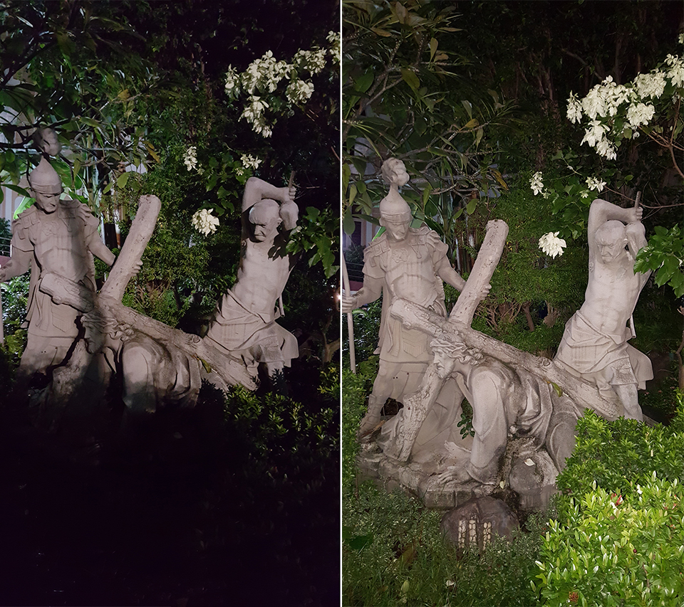 test đèn flash của galaxy S6