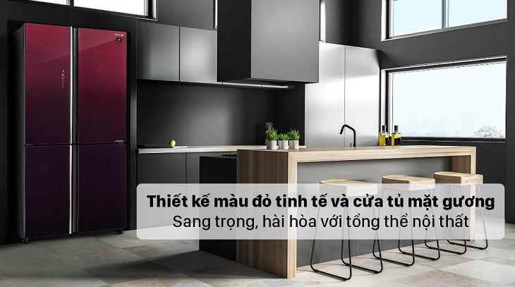 Có nên mua tủ lạnh cũ không? Ưu, nhược điểm và cách chọn mua tủ lạnh cũ > Tủ lạnh Sharp Inverter 572 lít SJ-FXP640VG-MR