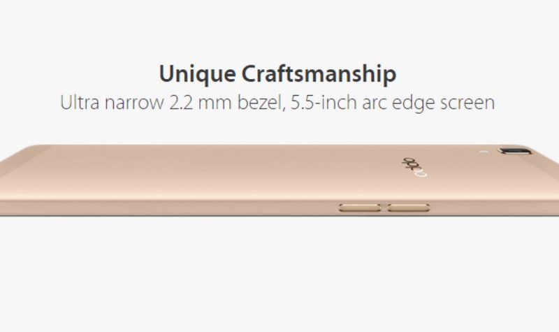 Màn hình 5.5 inch, viền siêu mỏng