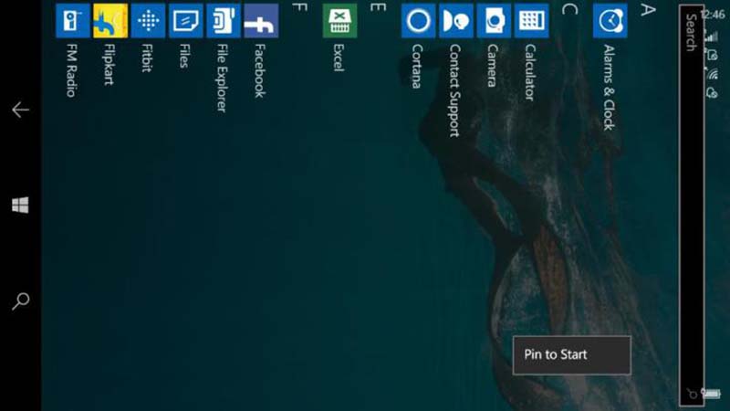 Hình ảnh đầu tiên về chế độ Landscape trên Windows 10 Mobile