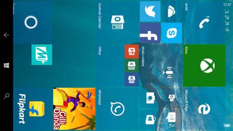 Hình ảnh đầu tiên về chế độ Landscape trên Windows 10 Mobile