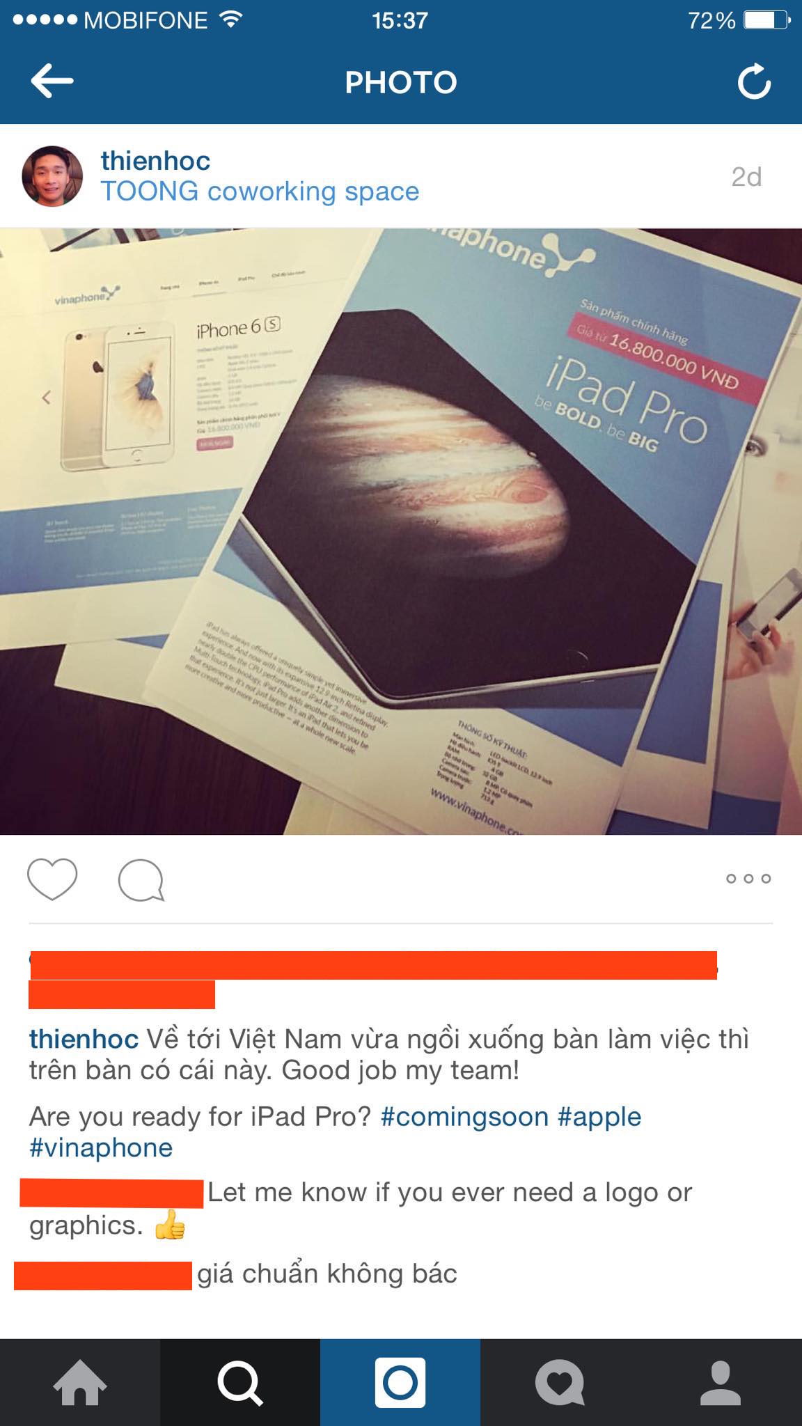 Ảnh rò rỉ giá bán của iPad Pro và iPhone 6s