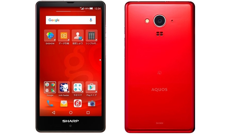 Smartphone Sharp Aquos SH-M02 Smartphone Sharp Aquos SH-M02