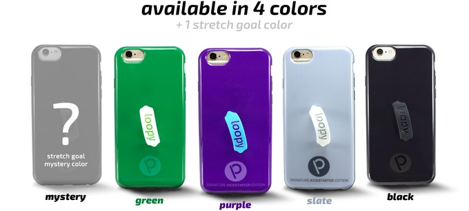 Ốp lưng loopy tùy chọn với 4 màu thời trang Ốp lưng loopy tùy chọn với 4 màu thời trang