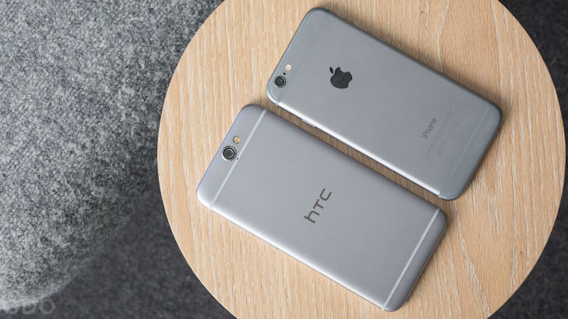 HTC One M9 và iPhone 6 HTC One M9 và iPhone 6