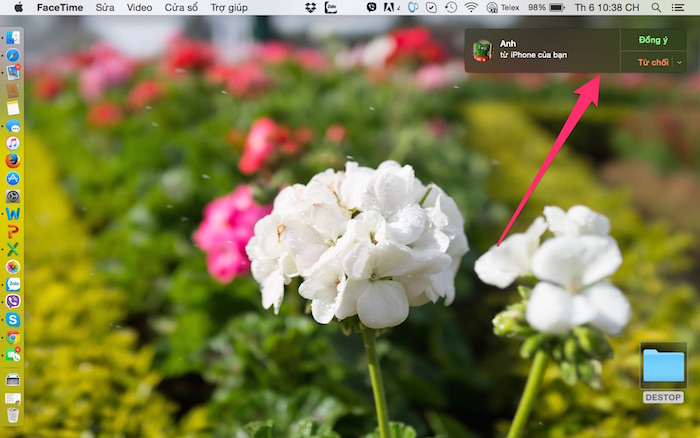 Gọi điện, nhắn tin trên iPhone thông qua máy tính Mac