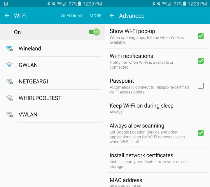 Lỗi WiFi sau khi cập nhật Android 5.1.1