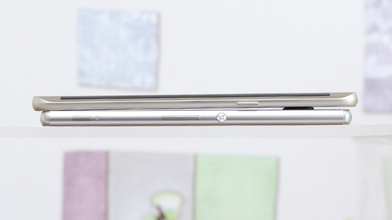 So sánh thiết kế Samsung Galaxy S6 Edge Plus và Sony Xperia Z3 Plus