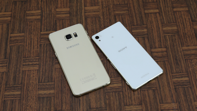 So sánh thiết kế Samsung Galaxy S6 Edge Plus và Sony Xperia Z3 Plus