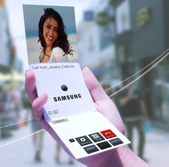 Smartphone uốn dẻo của Samsung