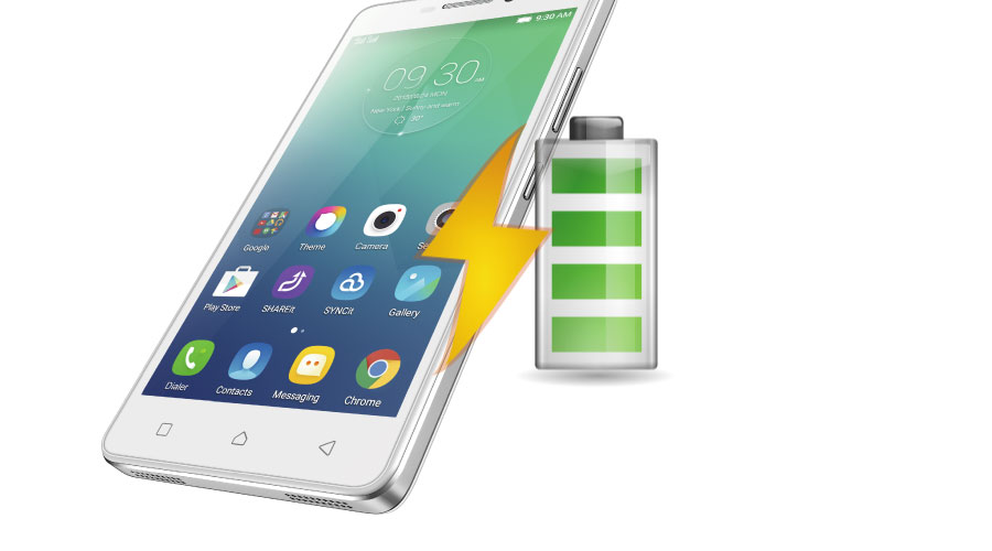 Vibe P1m có pin 4.000mAh Vibe P1m có pin 4.000mAh