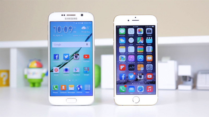 iPhone 6s vs Galaxy S6 d