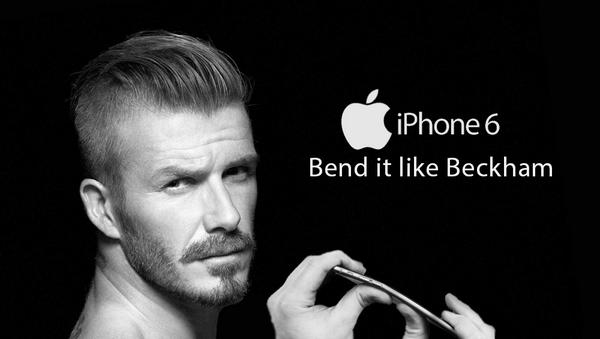 Học cách bẻ cong iPhone như Beckham