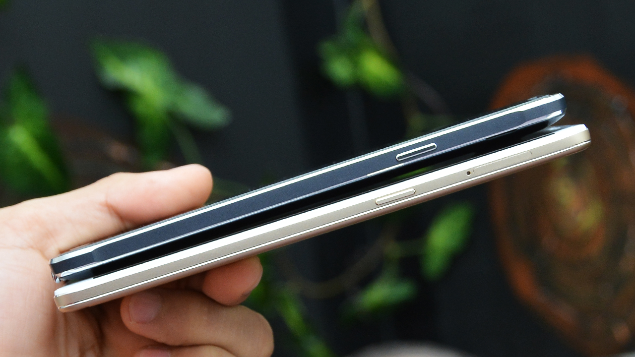 Nút nguồn Note 4 đặt cao hơn R7 Plus Nút nguồn Note 4 đặt cao hơn R7 Plus