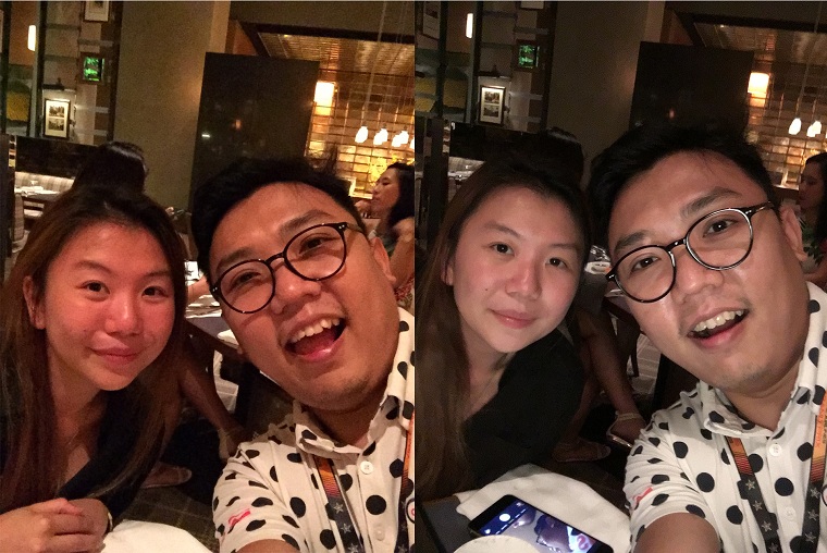 Selfie với Retina flash