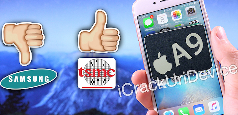 Cách phân biệt iPhone 6S dùng chip A9 của Samsung hay TSMC