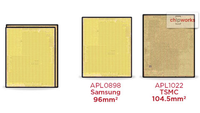 Thời lượng pin trên iPhone 6s dùng chip A9 do TSMC sản xuất dài hơn