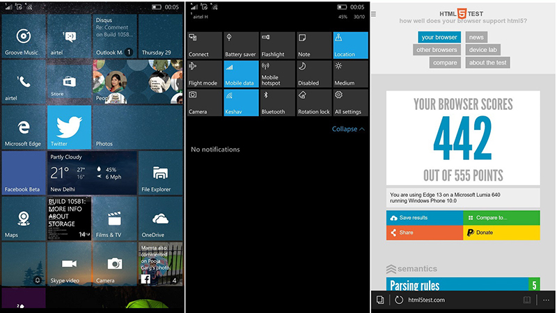 Bản build 10581 với nhiều cải tiến