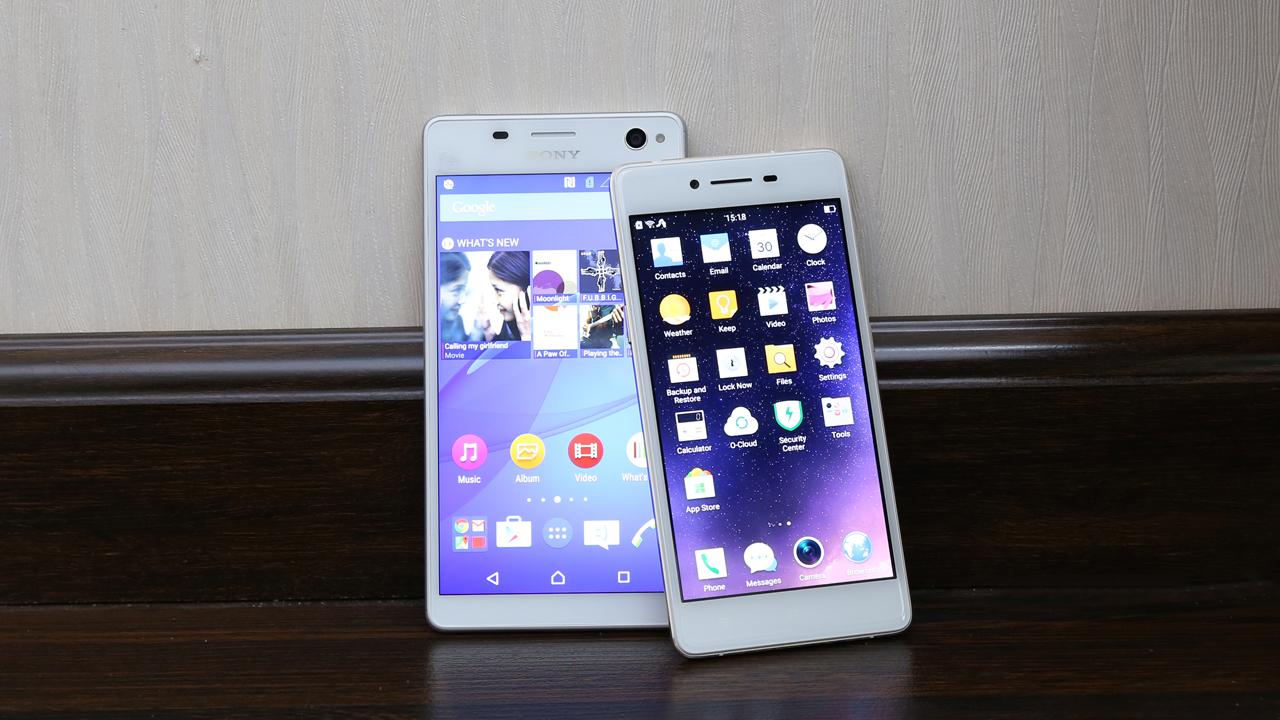 Màn hình Sony C4 Dual và Oppo R7 Lite Màn hình Sony C4 Dual và Oppo R7 Lite