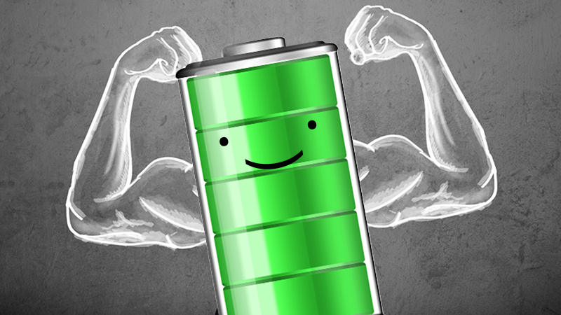 Vibe P1 có viên pin cực khoẻ Vibe P1 có viên pin cực khoẻ