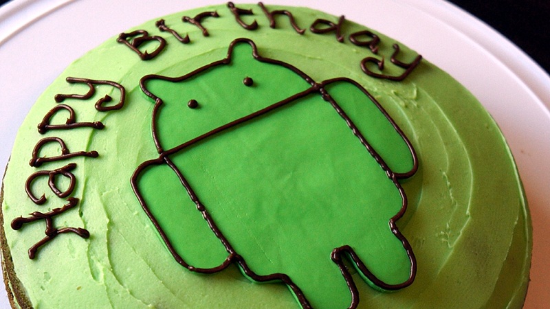 Chúc mừng sinh nhật Android Chúc mừng sinh nhật Android