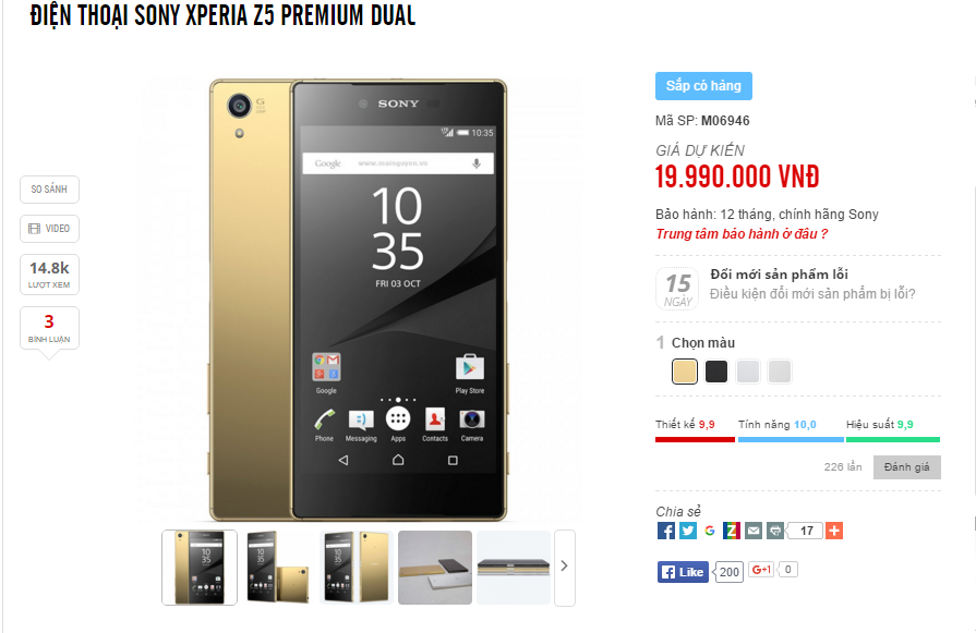 Giá bán bất ngờ được niêm yết