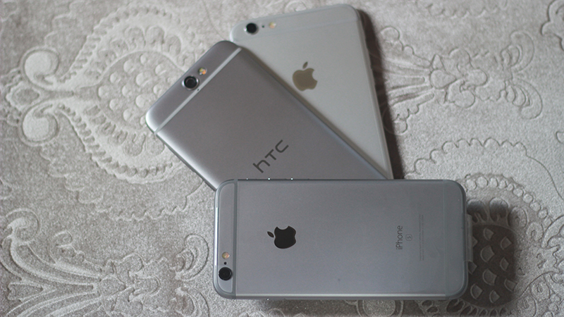 HTC One A9, iPhone 6s và iPhone 6s Plus
