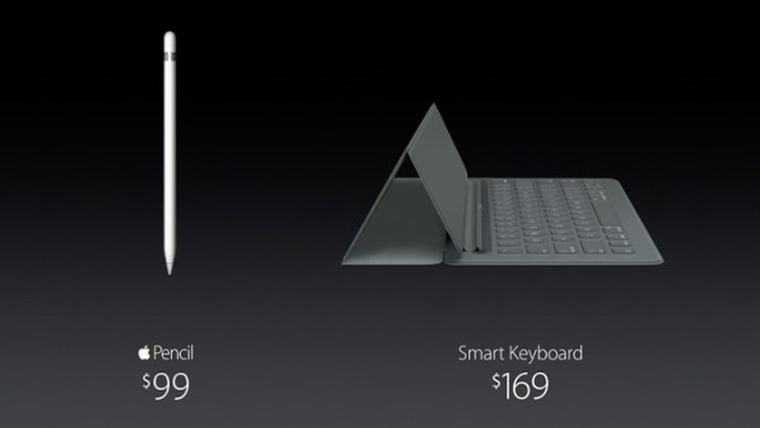 Giá bán của cặp đôi phụ kiện Apple Pencil và Smart Keyboard