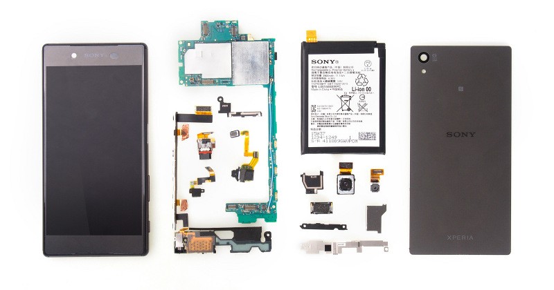 Các thành phần bên trong Xperia Z5