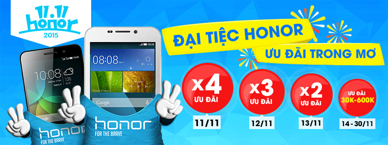 Đại tiệc Honor, ưu đãi trong mơ Đại tiệc Honor, Ưu đãi trong mơ