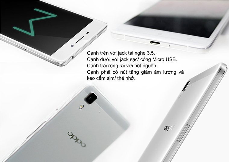 OPPO R7 Lite 4 cạnh