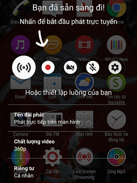 Live Screen Streaming