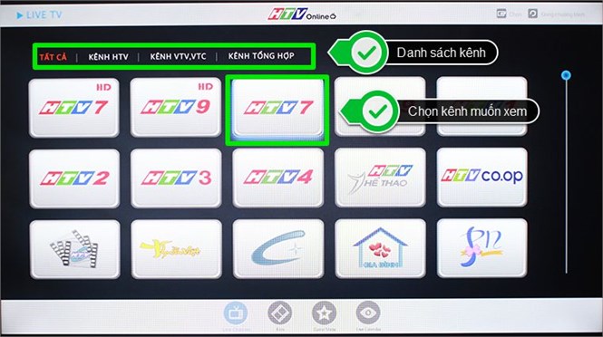 Đánh giá ứng dụng HTV Online trên Smart tivi