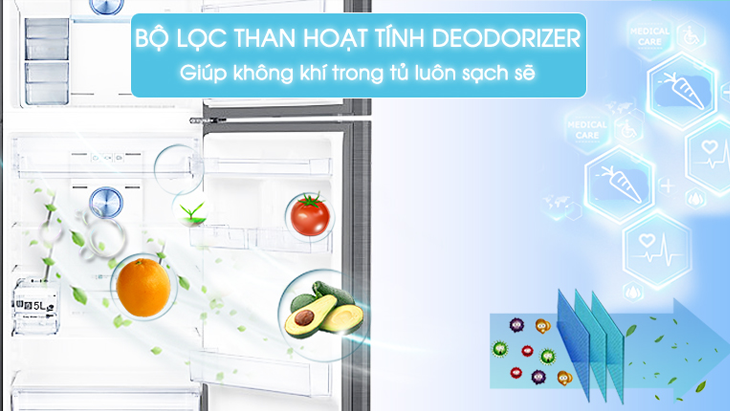 Công nghệ kháng khuẩn trên tủ lạnh Samsung Công nghệ kháng khuẩn trên tủ lạnh Samsung