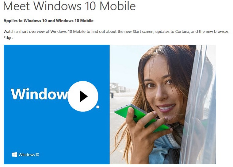 Windows 10 Mobile