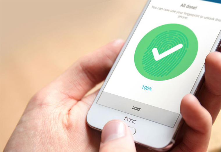 Nút home tích hợp cảm ứng cực nhanh HTC One A9