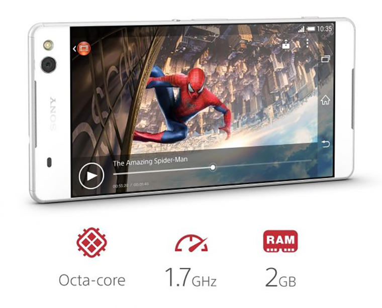 Cấu hình khá tốt của Xperia C5 Ultra