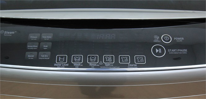 Hướng dẫn sử dụng bảng điều khiển máy giặt LG WF-D2017HD 20 Kg