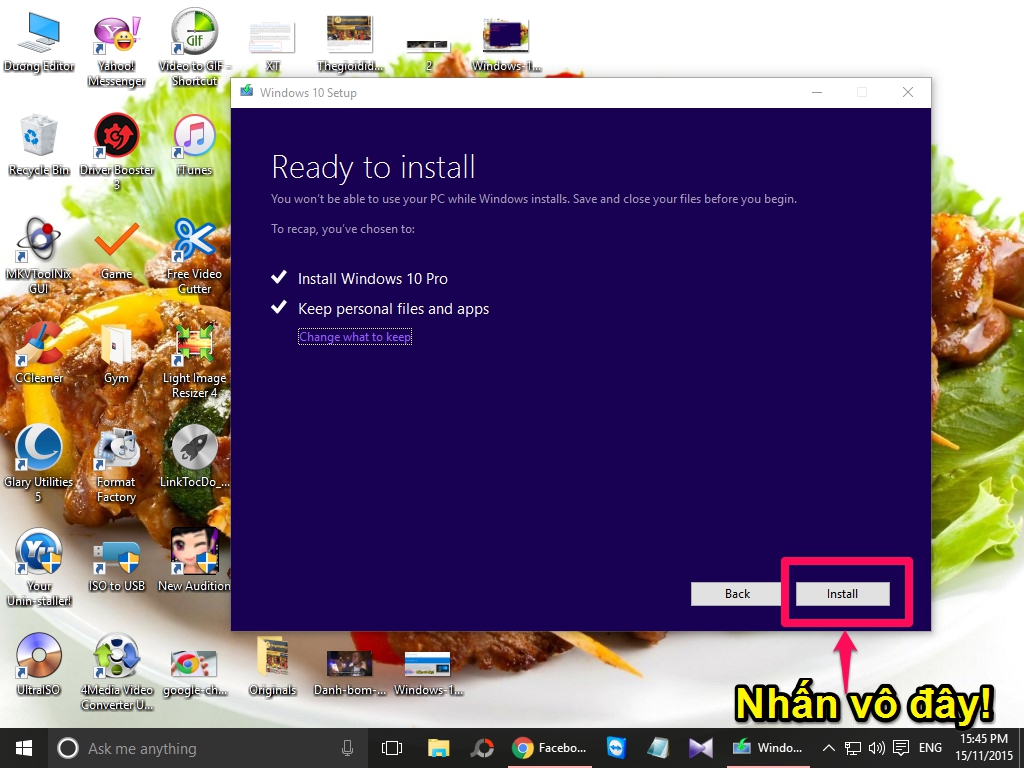 upgrade to windows 10 pro version 1511 10586 error install the next version