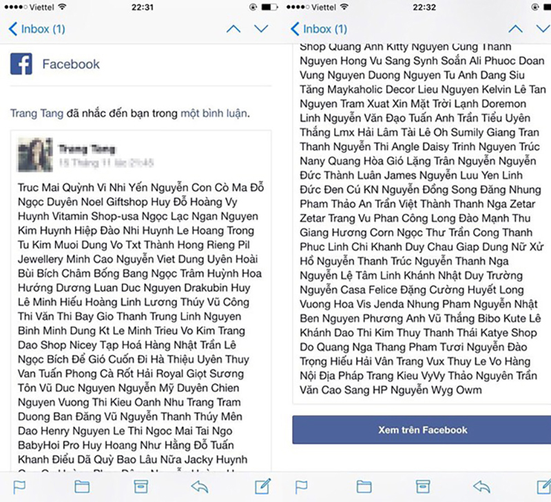 virus thông báo lây lan