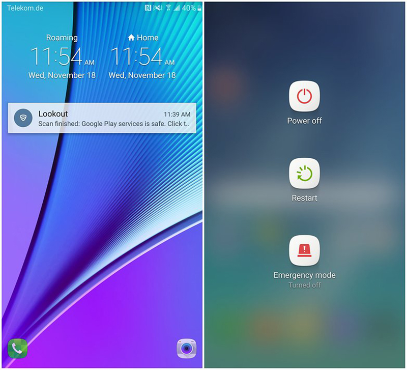 Android 6.0 Galaxy Note5 