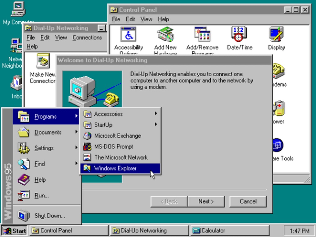 Windows 95 Windows 95