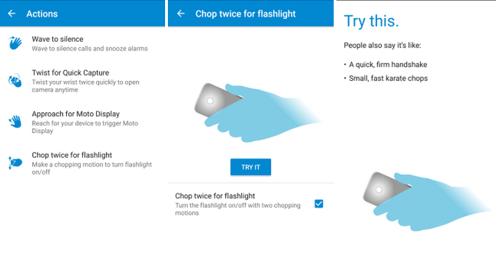 Những tính năng hữu ích của Moto Actions Những tính năng hữu ích của Moto Actions