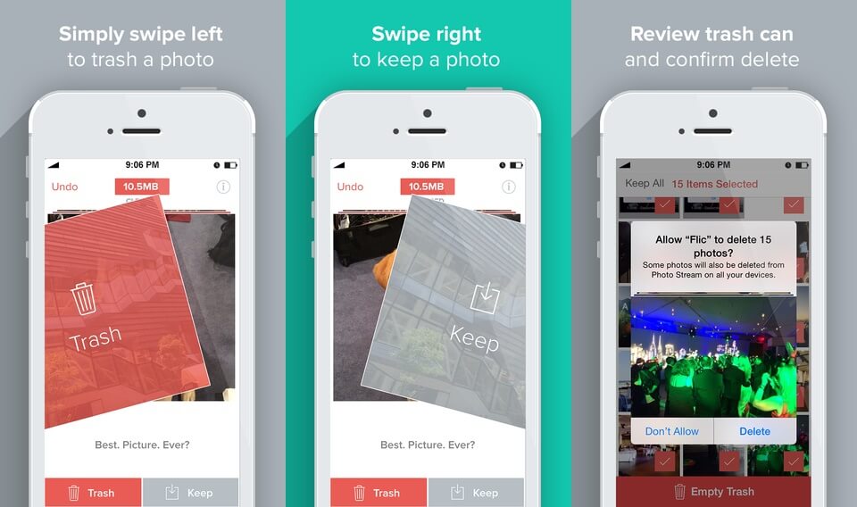 Flic – Delete & Manage Camera Roll