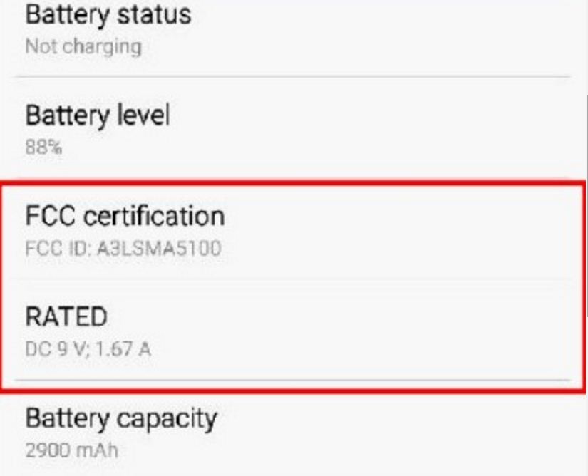 Galaxy A5 lộ pin dung lượng khá lớn