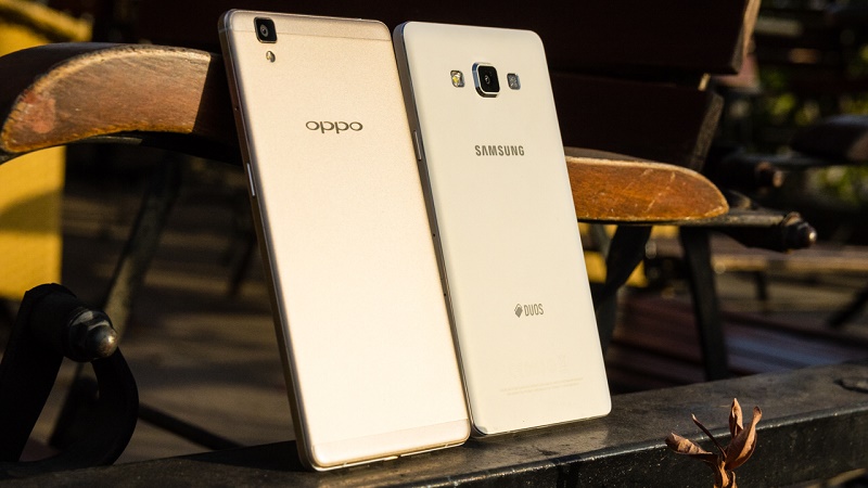 OPPO R7s vs Galaxy A7 OPPO R7s vs Galaxy A7
