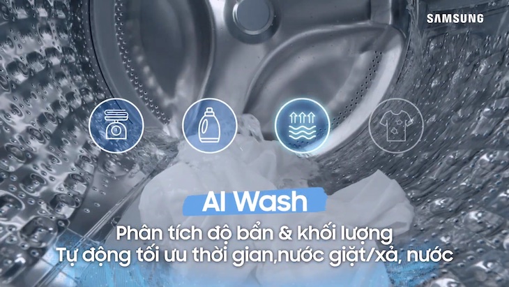 Công nghệ AI Wash - Máy giặt Samsung