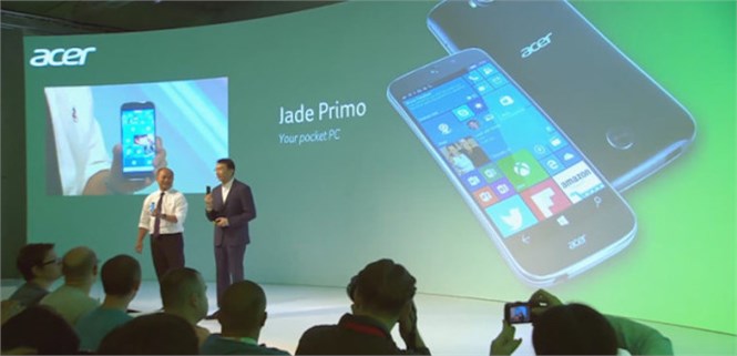 Acer chậm trình làng một smartphone cao cấp vì Windows 10 Mobile