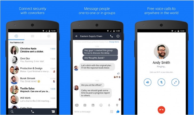 Làm việc trên Facebook Messenger cùng Work Chat