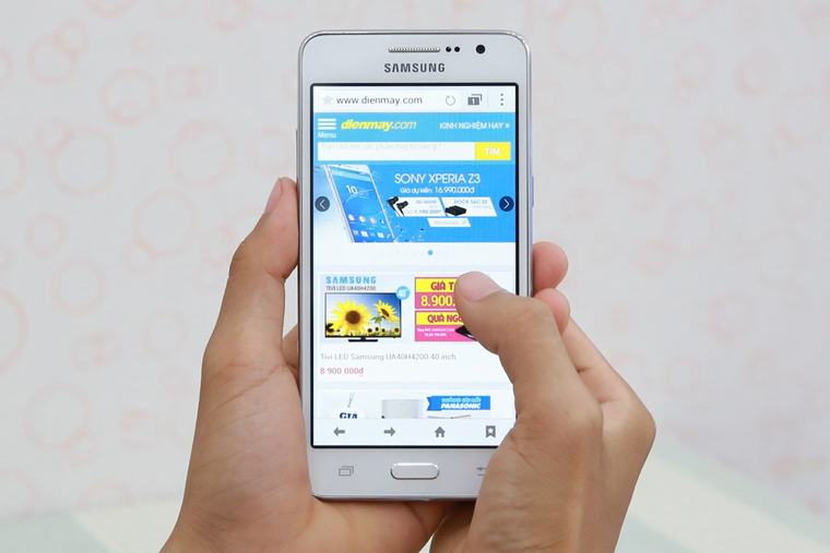 Galaxy Grand Prime G531 với camera sau độ phân giải 8 MP, camera trước 5 Galaxy Grand Prime G531 với camera sau độ phân giải 8 MP, camera trước 5